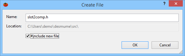 Create files in your project quickly and easily